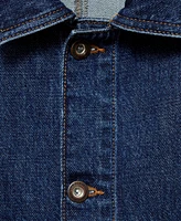 Mango Men's Relaxed-Fit Denim Overshirt