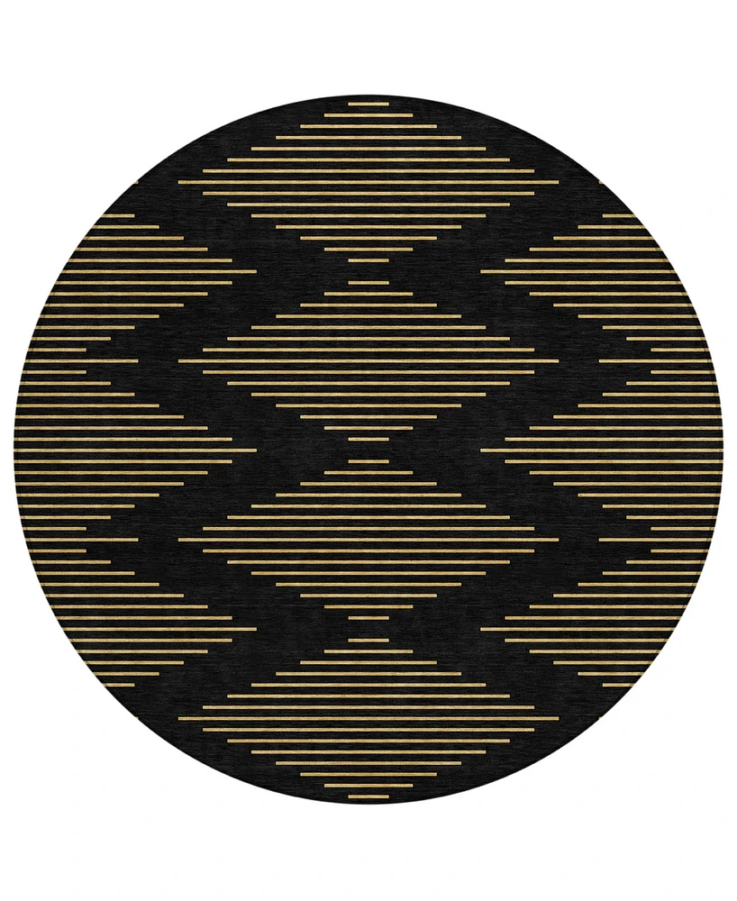 Addison Chantille Machine Washable ACN1017 8'x8' Round Area Rug