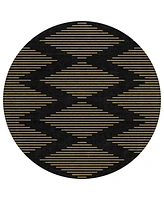 Addison Chantille Machine Washable ACN1017 8'x8' Round Area Rug