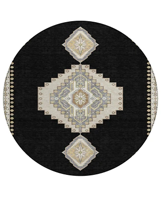 Addison Chantille Machine Washable ACN1014 8'x8' Round Area Rug