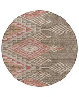 Addison Chantille Machine Washable ACN1091 8'x8' Round Area Rug