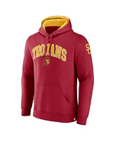 Fanatics Men's Cardinal Usc Trojans Arch Logo Pullover Hoodie