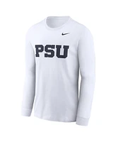 Nike Men's White Penn State Nittany Lions Alternate Logo Long Sleeve T-Shirt