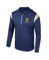 Colosseum Men's Navy Notre Dame Fighting Irish Dozer Half-Zip Windshirt