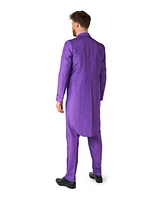 Suitmeister Men's Official Dc Comics Joker Tailcoat Costume - Halloween Suits Purple