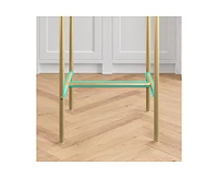 gaomon Bar Stools Set of 2, Kitchen Bar Stools with Footrest, 25.5 Inches Upholstered Bar Chairs with Back, 2 Counter Height Barstools for Counter Bar