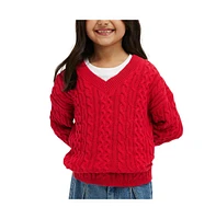 Cotton On Girls Little/Big Ashlee Knit Jumper