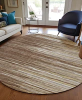 Addison Chantille Machine Washable ACN996 8'x8' Round Area Rug