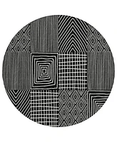 Addison Chantille Machine Washable ACN990 8'x8' Round Area Rug