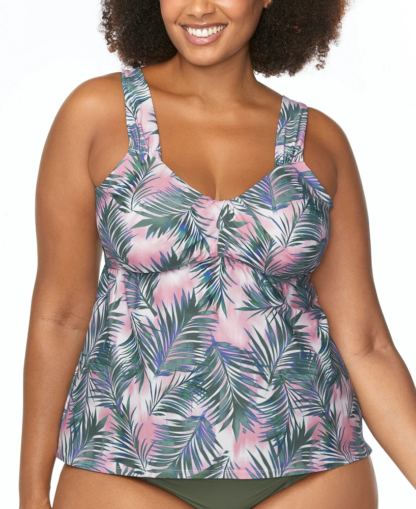 Raisins Curve Trendy Plus Rimini Printed Tankini