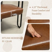 Modern Loveseat 2 Seater Sofa Chenille Fabric Couch with Arms and Metal Legs for Living Room, Home Office