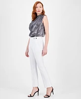 I.n.c. International Concepts Women's Mid-Rise Bootcut Pants, Exclusively at Macy's