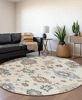 Addison Chantille Machine Washable ACN1218 8'x8' Round Area Rug