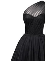 Milla Women's One-Shoulder Cocktail Tulle Dress