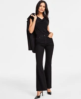 I.n.c. International Concepts Women's High-Rise Flare-Leg Jeans, Exclusively at Macy's