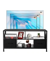 gaomon Dresser Tv Stand, Wide 2 Drawer Dresser For Storage And Organization, Entertainment Center With Fabric Drawers, Dressers For Bedroom, Tv Table