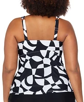 Raisins Curve Trendy Plus Tanzania Tankini Top