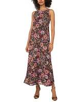 Vince Camuto Women's Floral-Print Sleeveless Maxi Dress