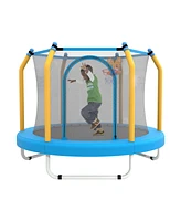 Streamdale Furniture 55-inch Trampoline for Kids Indoor & Outdoor Small Toddler Trampoline with Basketball Hoop