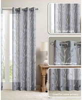 Madison Park Averil Grommet Top Sheer Window Curtain, sheer Curtain