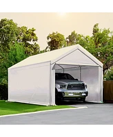 Caravan Canopy Mega Domain Carport 4 Sidewalls, Tan (Sidewalls Only