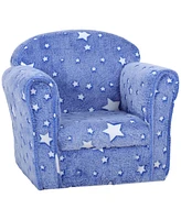 Qaba Kids Sofa with Glowing Star Design for 18-36 Months