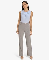 Calvin Klein Petite Menswear Wide-Leg Pants