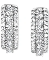 Diamond Hoop Earrings (1 ct. t.w.) in 14k White Gold