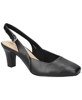 Easy Street Women's Ritsa Square Toe Slingback Pumps