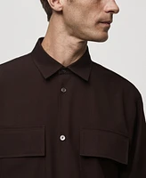 Mango Men's Slim-Fit Pockets Detail Shirt