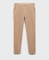 Mango Men's Slim-Fit Corduroy Pants