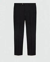 Mango Men's Virgin Wool Slim-Fit Suit Pants