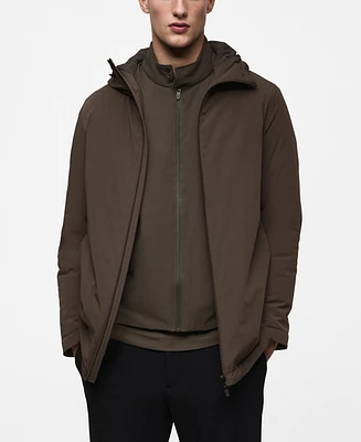 Mango Men's Thermore Padding Waterproof Parka