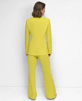 Dkny Petite Double Breasted Jacket Flared Pants