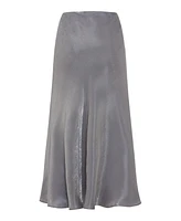 Olsen Women's Shimmer A-Line Midi Skirt