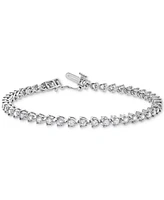 Diamond Tri Prong-Set Tennis Bracelet (2-3/8 ct. t.w.) in 10k White Gold