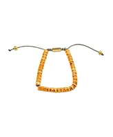 Bling Jewelry Natural Stone Retro Chakra Bolo Bracelet Adjustable