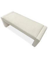 Maison Boucle 47" Velvet Bench Look, Velvet Waterfall Upholstered Bench-Maison Boucle