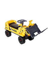 Slickblue Ride-On Forklift Truck Toy for Kids - Construction Vehicle with Realistic Lifting Action