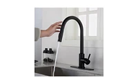 Slickblue Touch-Activated Kitchen Faucet with Pull-Down Sprayer and Easy Installation