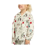 Cotton On Big Boys Little/Big Harvey Long Sleeve Pyjama Set Licensed