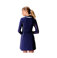 G Lifestyle Clothing Women's G Lifestyle Color Block Long Sleeve Dress