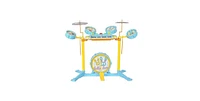 Slickblue Kid's Jazz Drum Play Set with 24-Key Keyboard Musical Instrument for Creative Fun and Learning