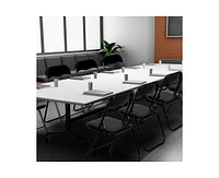 gaomon 4 Pack Folding Chairs with Padded Cushion and Back