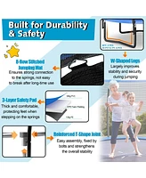 Gymax 12FT Recreational Trampoline w/ Ladder Enclosure Net Safety Pad Outdoor