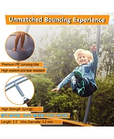Gymax 12FT Recreational Trampoline w/ Ladder Enclosure Net Safety Pad Outdoor