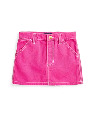 Polo Ralph Lauren Toddler and Little Girls Cotton Canvas Skirt