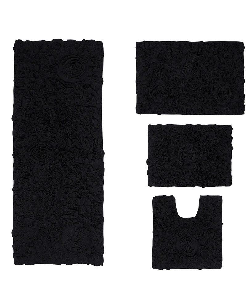 Home Weavers Bell Flower -Pc. Bath Rug Set