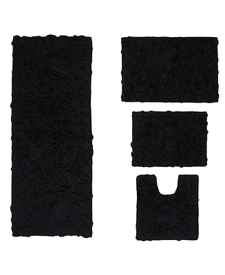 Home Weavers Bell Flower -Pc. Bath Rug Set