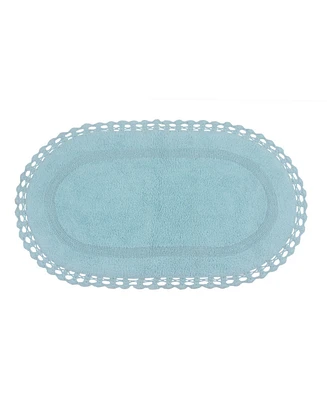 Home Weavers Hampton Crochet Reversible Bath Rug, 24" x 40"